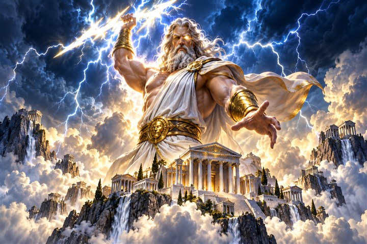 Gates of Olympus themed casino game artwork